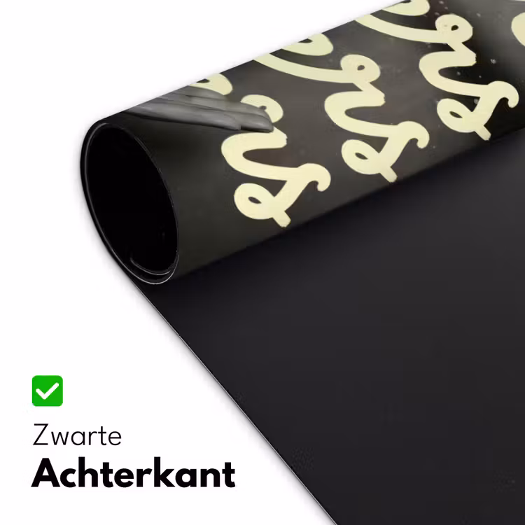Cheers - Wijn - Zwart - Wit Muismat XXL klein -sfeer2