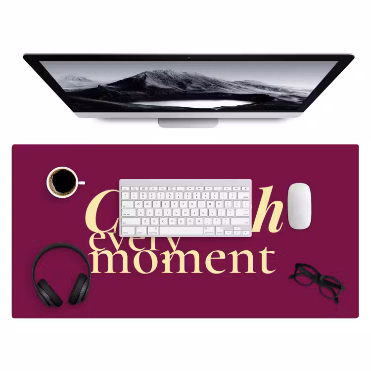 Cherish every moment - Cocktailglas - Bordeaux Muismat XXL klein -3d