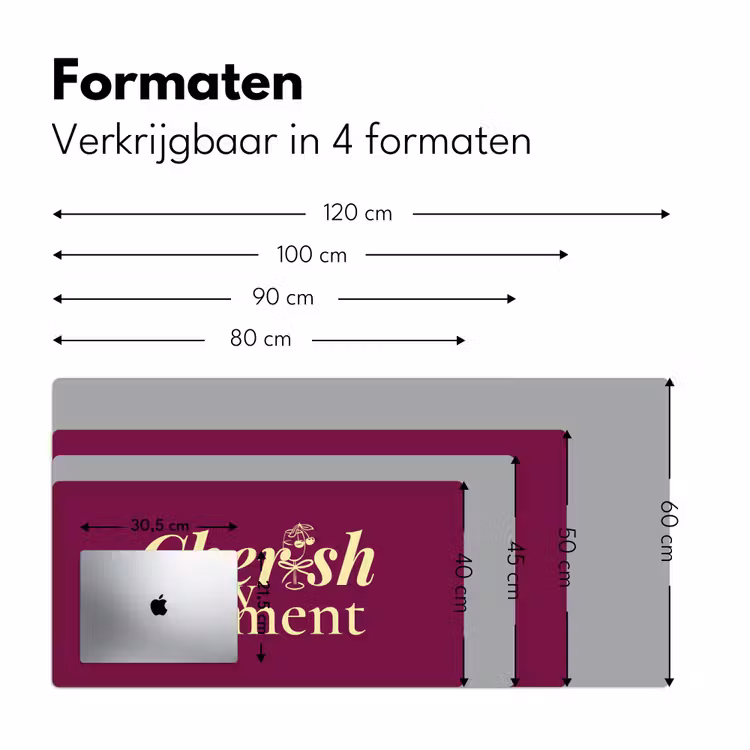 Cherish every moment - Cocktailglas - Bordeaux Muismat XXL klein -sfeer5