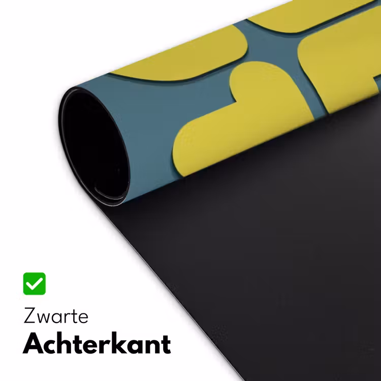 Chill out - Geel - Blauw Muismat XXL klein -sfeer2