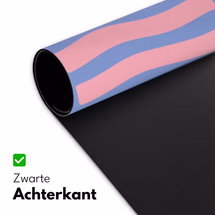 Chill - Roze - Blauw - Golvend Muismat XXL klein -sfeer2