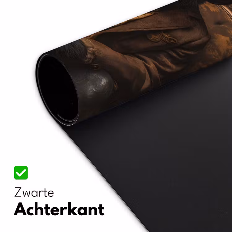 Chimpansee - Stoel - Pak - Bruin Muismat XXL klein -sfeer2
