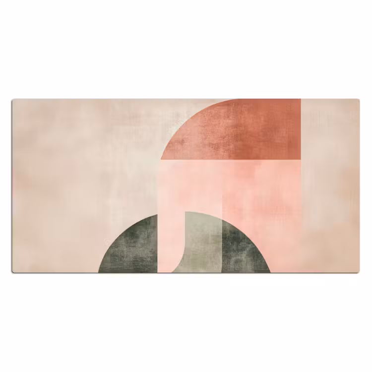 Cirkel - Abstract - Roze Muismat XXL klein -3d_leeg
