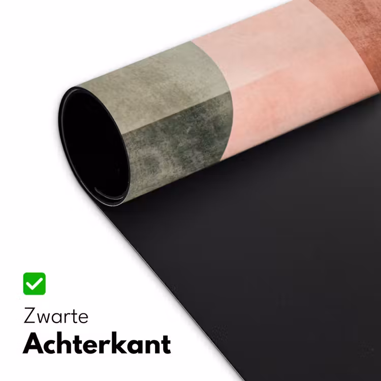 Cirkel - Abstract - Roze Muismat XXL klein -sfeer2