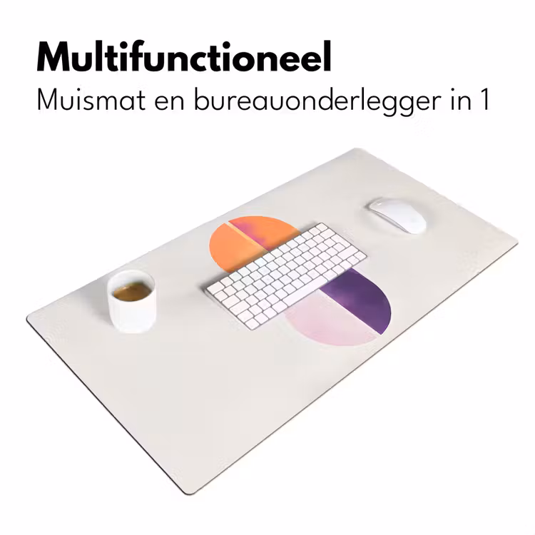 Cirkels - Abstract - Paars Muismat XXL klein -sfeer4
