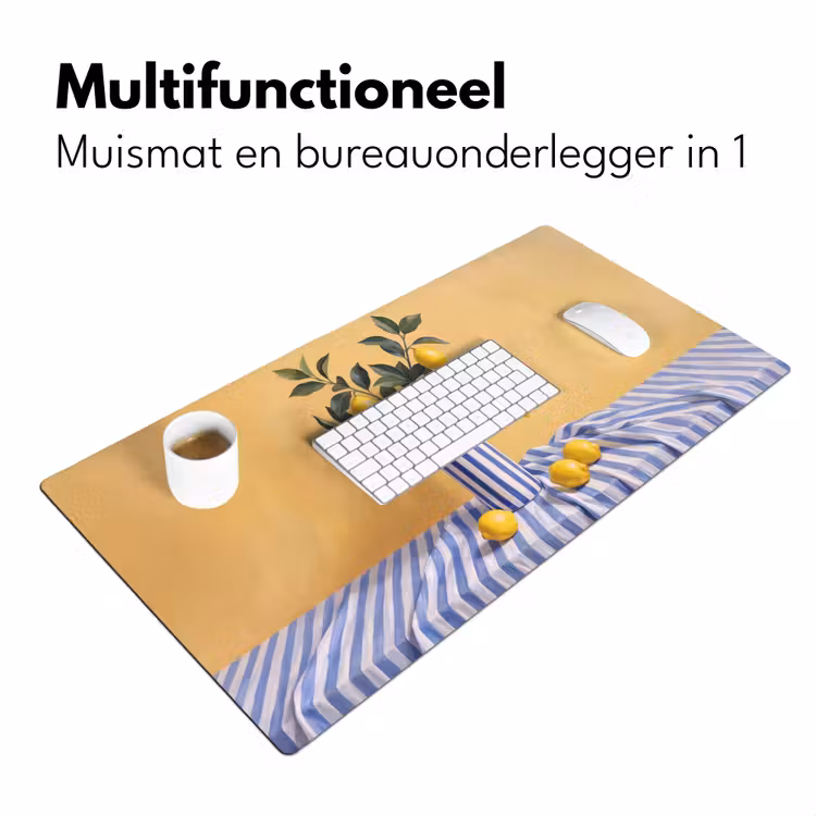 Bureau onderlegger - Citroen - Stilleven - Modern - Citroen - Stilleven - Modern Muismat XXL klein