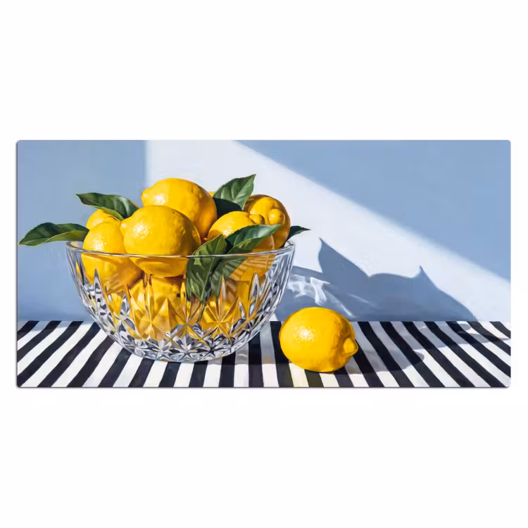 Bureau onderlegger - Citroenen - Fruit - Geel - Citroenen - Fruit - Geel Muismat XXL klein