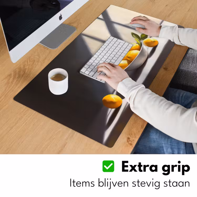 Citroenen - Stilleven - Geel Muismat XXL klein -sfeer3