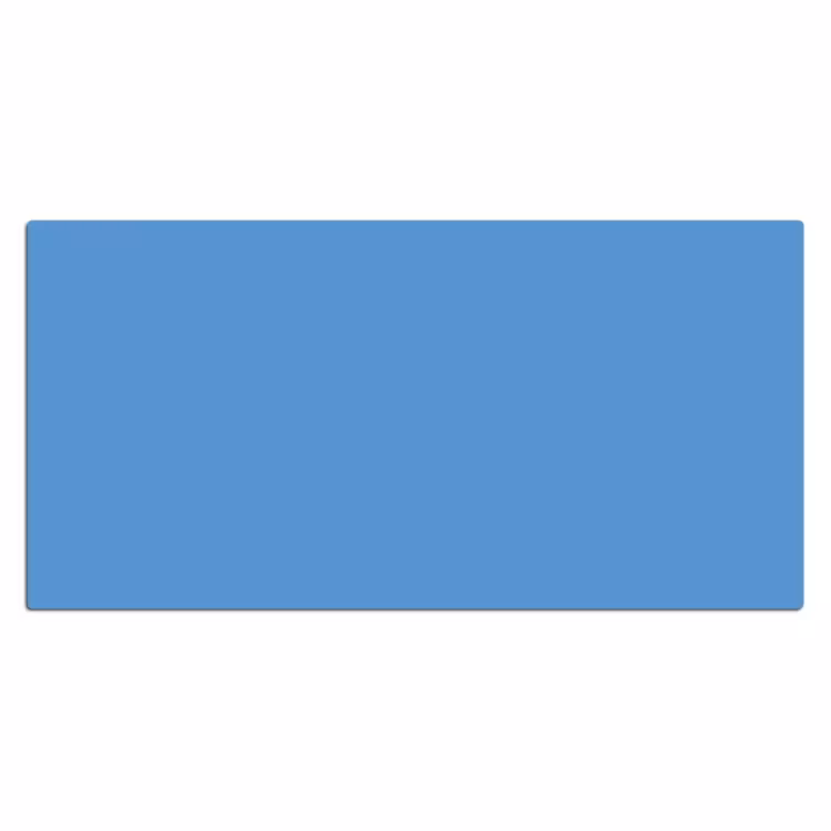 Cornflower - Blue - Blauw Muismat XXL klein 681 -3d_leeg