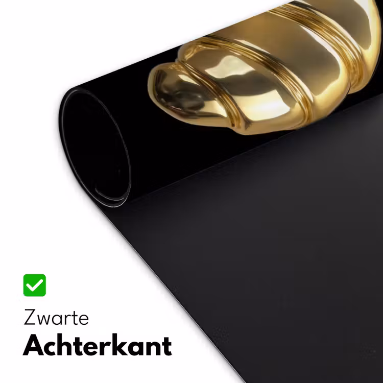 Croissant - Brood - Goud - Zwart Muismat XXL klein -sfeer2