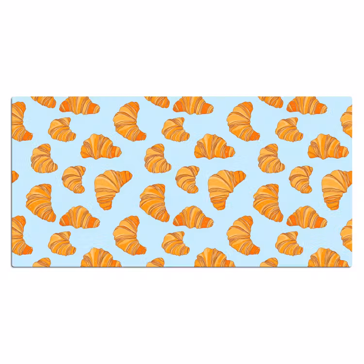 Croissant - Speels - Blauw Muismat XXL klein 681 -3d_leeg
