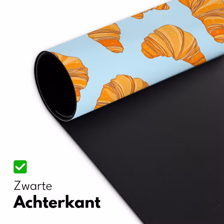 Croissant - Speels - Blauw Muismat XXL klein 681 -sfeer2