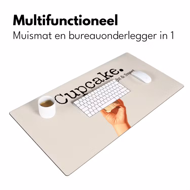 Cupcake - Zoet - Kers Muismat XXL klein -sfeer4