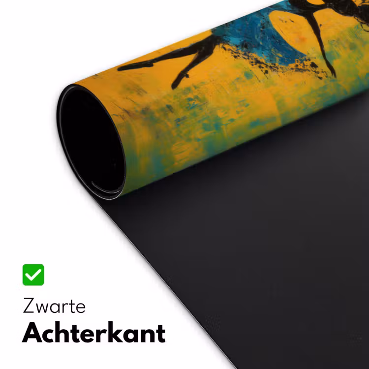 Dansen - Vrouwen - Verfstructuur Muismat XXL klein -sfeer2