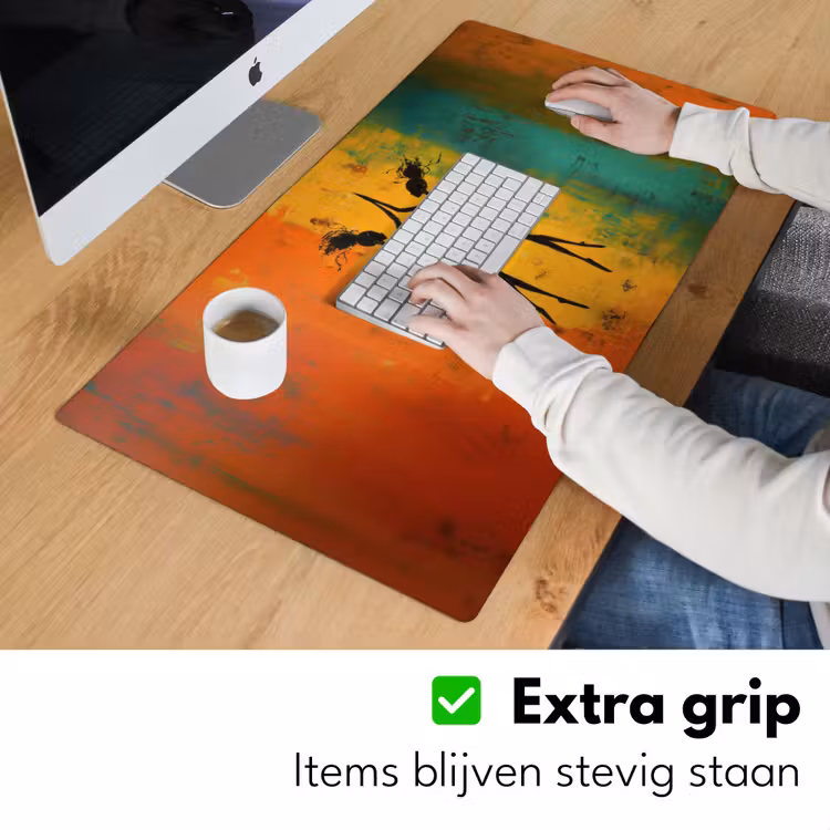 Dansen - Vrouwen - Verfstructuur Muismat XXL klein -sfeer3