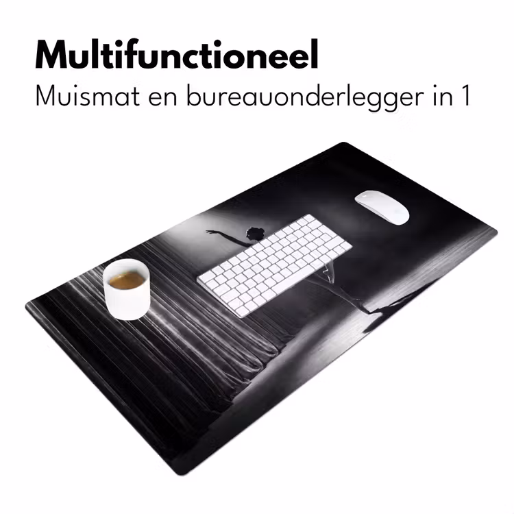 Danser - Podium - Zwart-wit - Kunst - Klassiek Muismat XXL klein -sfeer4