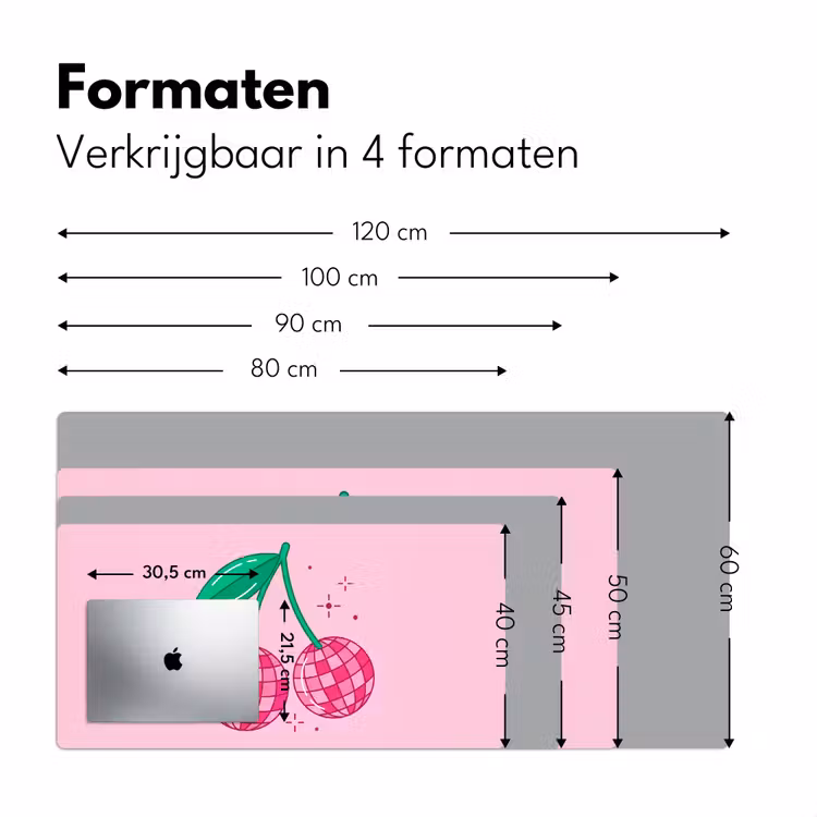 Decoratie - Disco-bal - Feest - Roze Muismat XXL klein -sfeer5