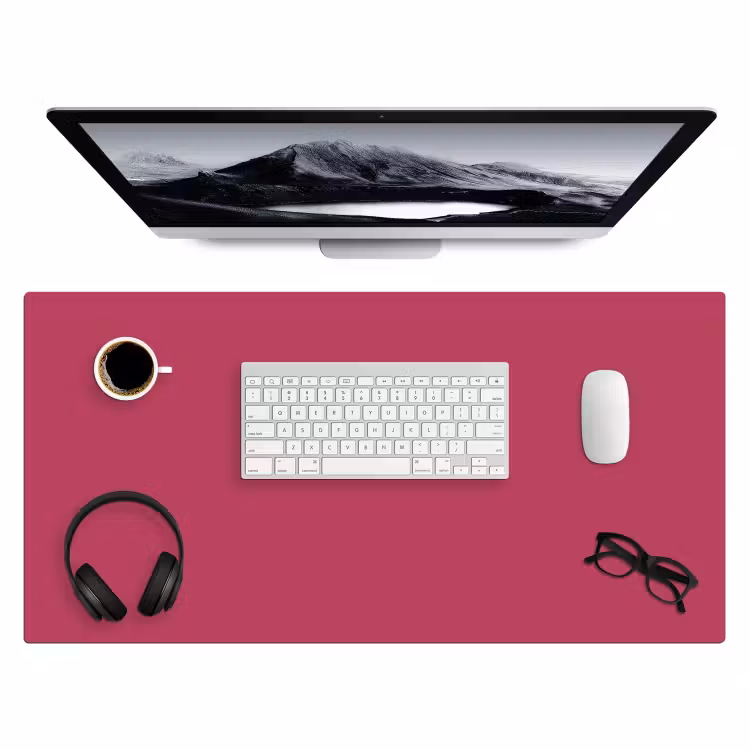 Deep - Berry - Rood Muismat XXL klein 681 -3d