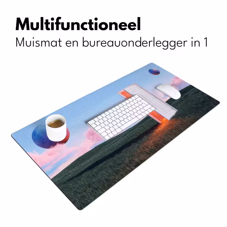 Bureau onderlegger - Deur - Fantasie - Ruimte - Deur - Fantasie - Ruimte Muismat XXL klein
