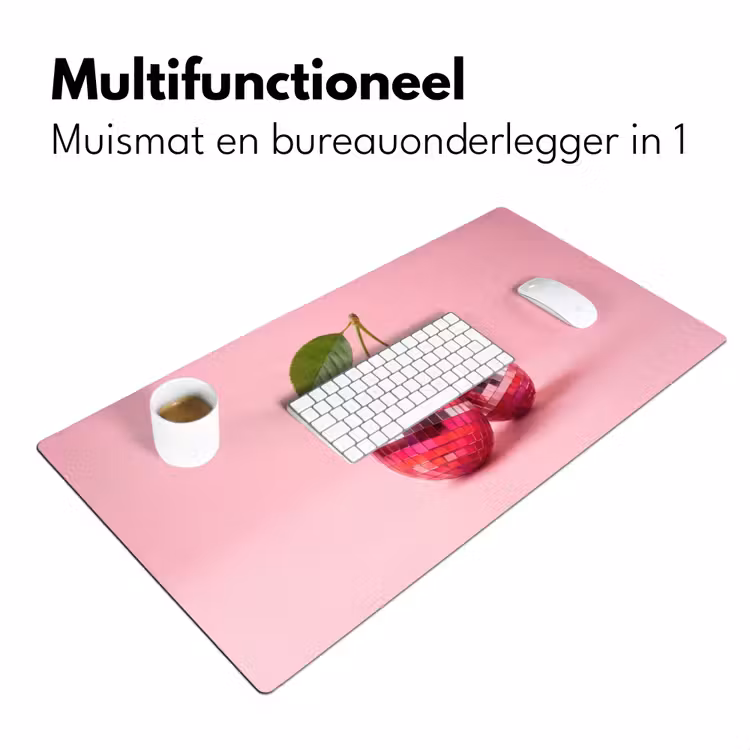 Disco - Kersen - Roze Muismat XXL klein -sfeer4