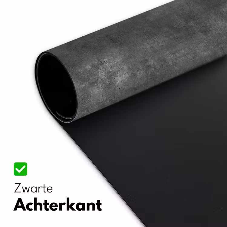 Donkergrijs - Ruw - Beton Muismat XXL klein 681 -sfeer2