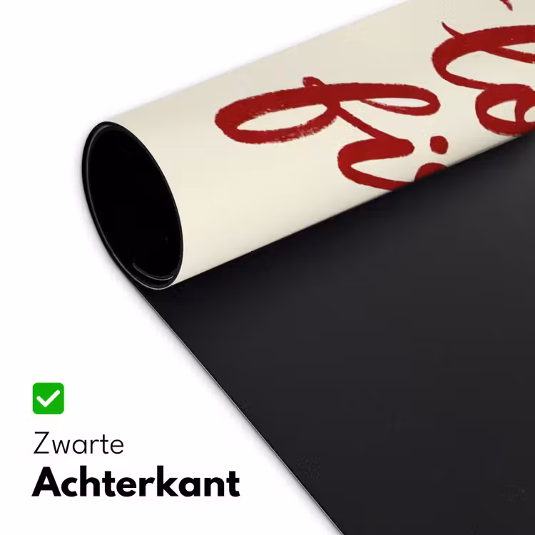 Don't lose your fire - Rood - Wit - Minimalistisch Muismat XXL klein -sfeer2