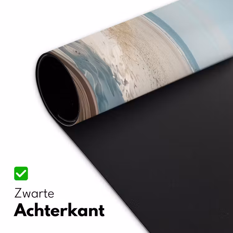 Doorkijk - Helmgras - Duinen - Zee - Landschap Muismat XXL klein -sfeer2