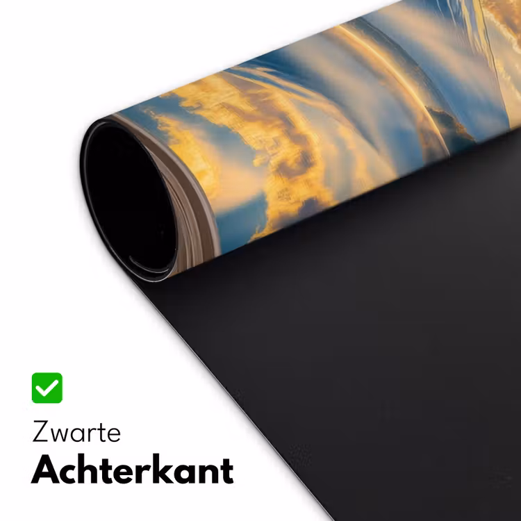 Doorkijk - Landschap - Bergen - Uitzicht - Raam Muismat XXL klein -sfeer2