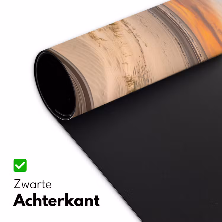 Doorkijk - Strand - Duinen - Natuur - Landschap Muismat XXL klein -sfeer2