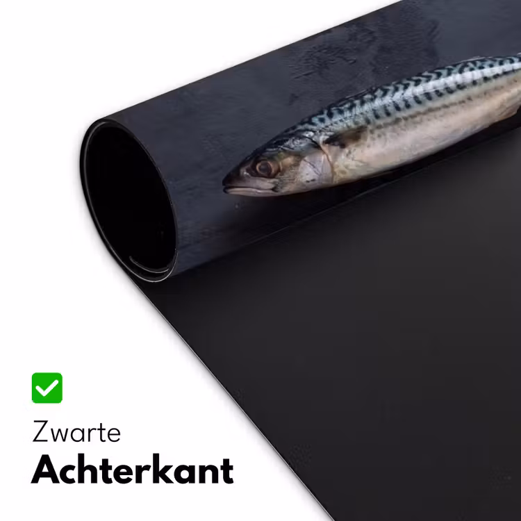 Bureau onderlegger - Drie vissen - Touw - Drie vissen - Touw Muismat XXL klein
