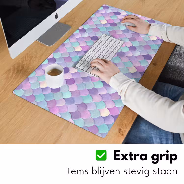 Dromerig - Zeemeermin - Pastel Muismat XXL klein 681 -sfeer3