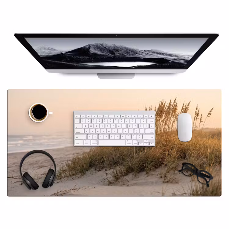 Duinlandschap - Zonsondergang - Strand Muismat XXL klein -3d