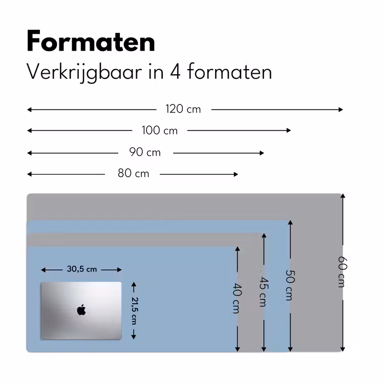 Dusty - Denim - Blauw Muismat XXL klein 681 -sfeer5
