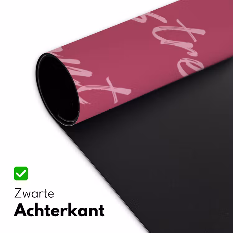eat me out don't stress me out - Roze - Minimalistisch Muismat XXL klein -sfeer2