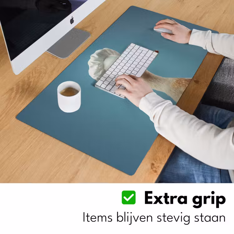 Eend - Koksmuts - Cute - Vogel Muismat XXL klein -sfeer3