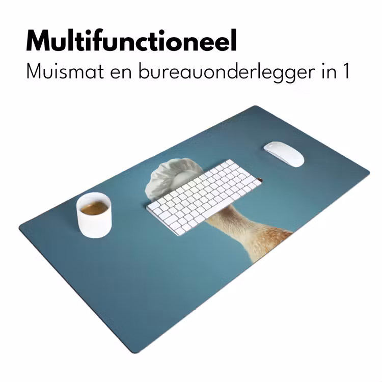 Eend - Koksmuts - Cute - Vogel Muismat XXL klein -sfeer4
