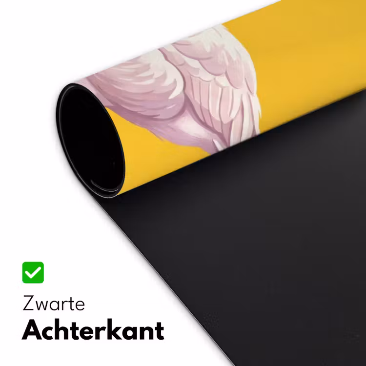 Eend - Zonnebril - Geel Muismat XXL klein -sfeer2