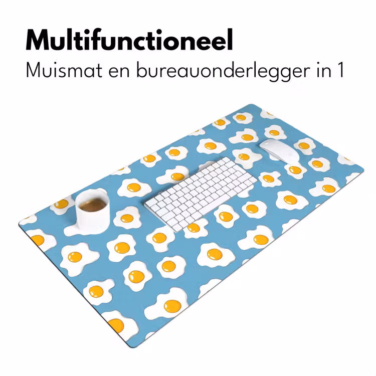 Eieren - Dooiers - Blauw Muismat XXL klein 681 -sfeer4