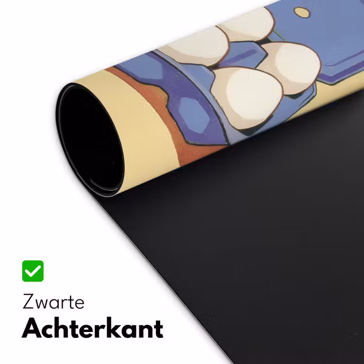 Eieren - Doos - Minimalistisch - Blauw Muismat XXL klein -sfeer2