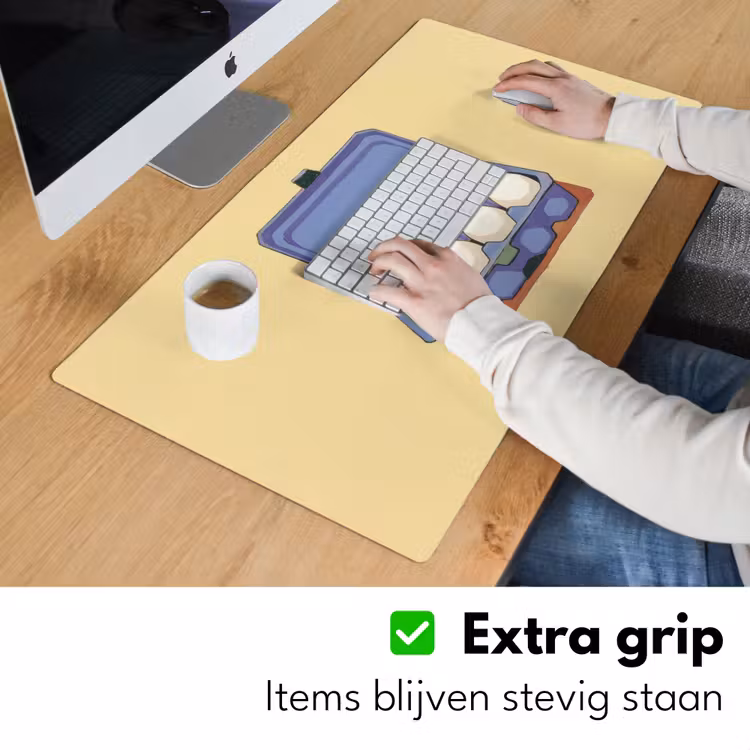 Eieren - Doos - Minimalistisch - Blauw Muismat XXL klein -sfeer3