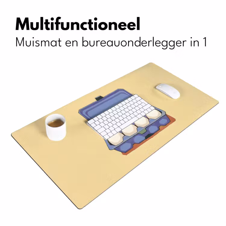 Eieren - Doos - Minimalistisch - Blauw Muismat XXL klein -sfeer4