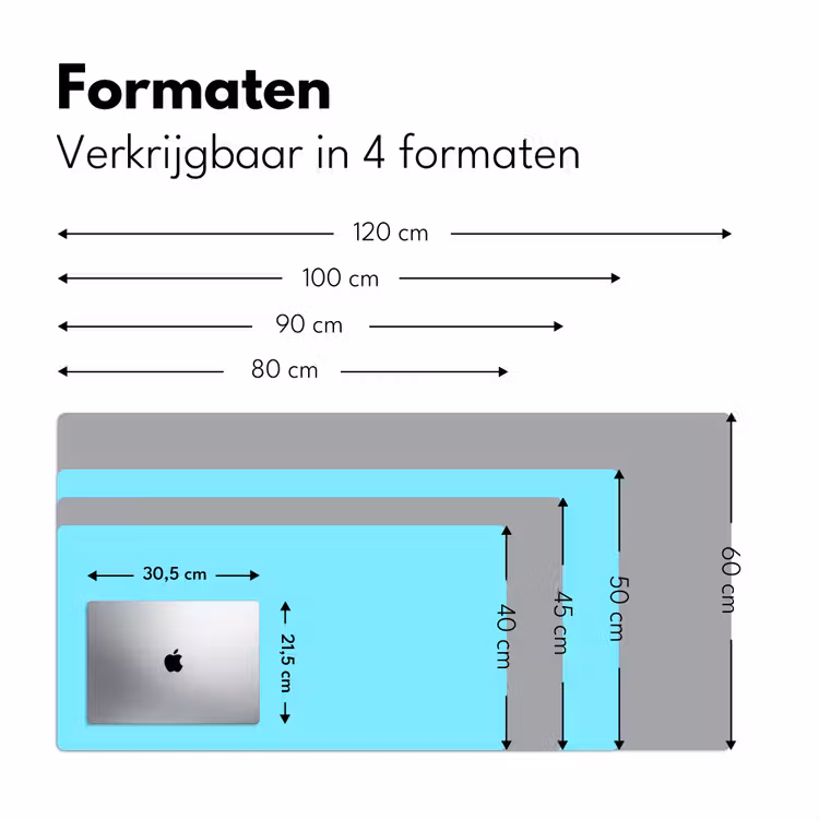 Electric - Cyan - Blauw Muismat XXL klein 681 -sfeer5