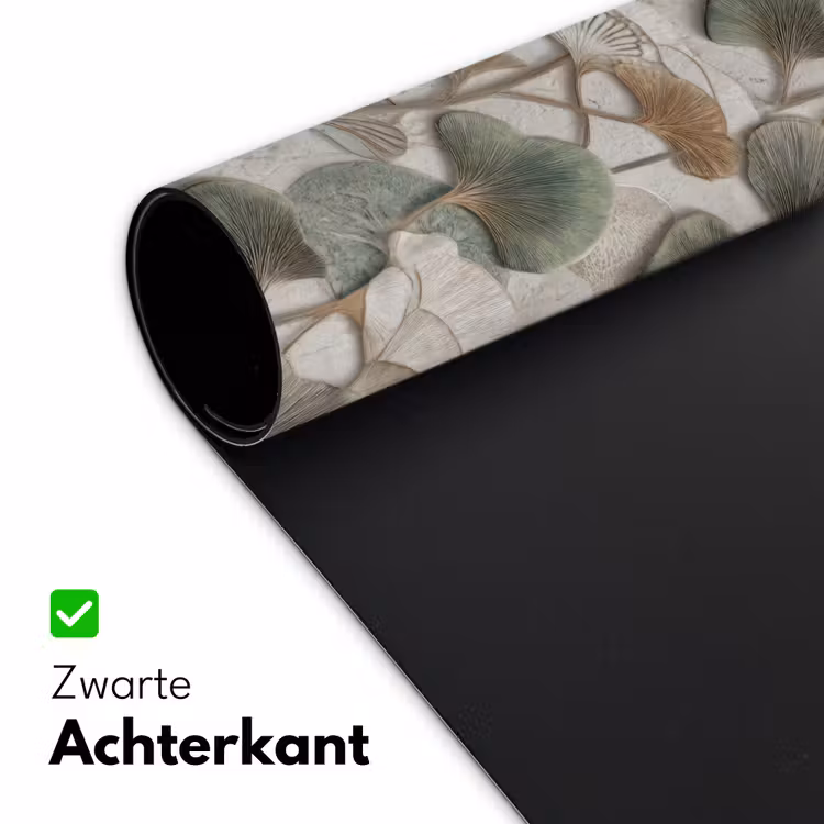 Elegant - Bladeren - Groen Muismat XXL klein 681 -sfeer2