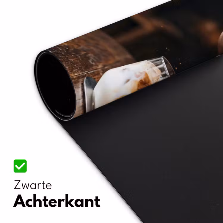 Espresso - Melk - Café Muismat XXL klein -sfeer2