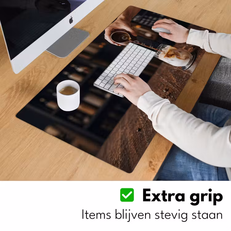 Espresso - Melk - Café Muismat XXL klein -sfeer3