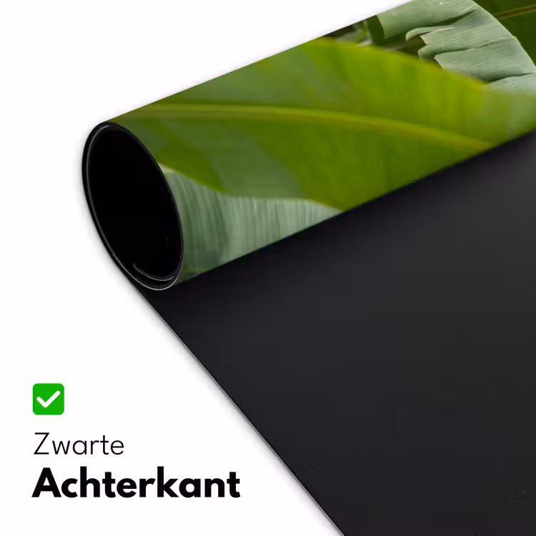 Eten - Bananen - Plantage - Groen Muismat XXL klein -sfeer2