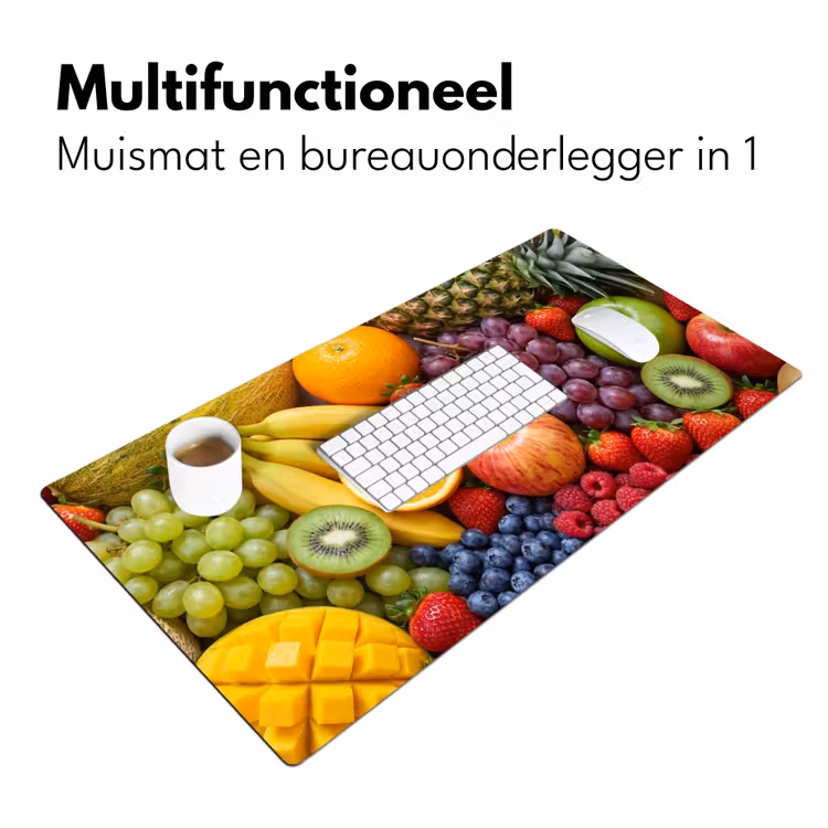 Eten - Fruit - Vers - Kleurrijk - Voeding Muismat XXL klein -sfeer4