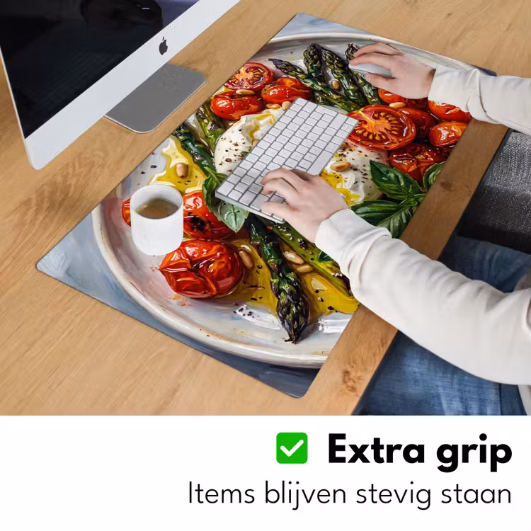 Eten - Groenten - Kaas - Modern - Vers Muismat XXL klein -sfeer3
