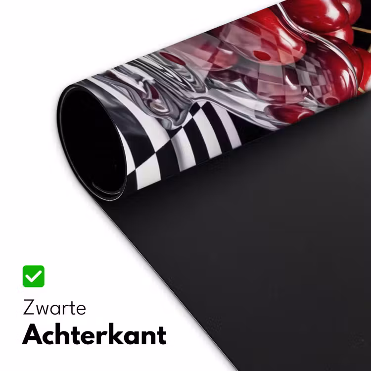 Bureau onderlegger - Eten - Kersen - Rood - Eten - Kersen - Rood Muismat XXL klein