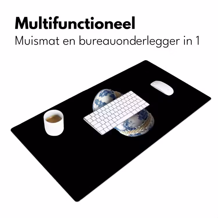 Eten - Macarons - Delfts blauw - Koekjes Muismat XXL klein -sfeer4
